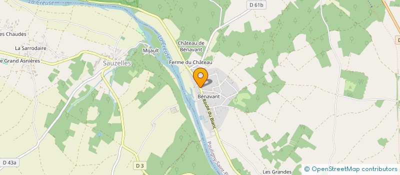 localisation de l'entreprise MADAME ANGIE MONTIGNON à LA CHATRE