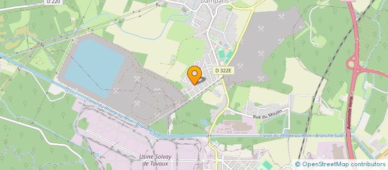 localisation de l'entreprise MADAME ANGIE NICOULIN  DAMPARIS