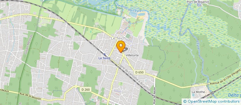 localisation de l'entreprise MADAME ANGIE POITEVIN DEPIN  LE TEICH