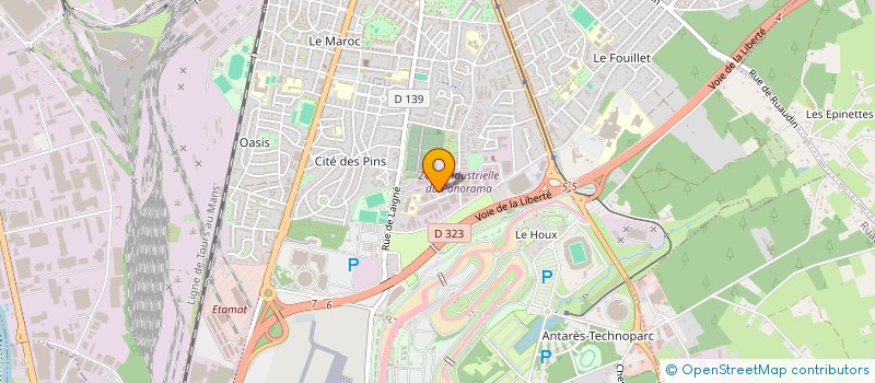 localisation de l'entreprise MADAME ANGIE REUNGERE à LE MANS