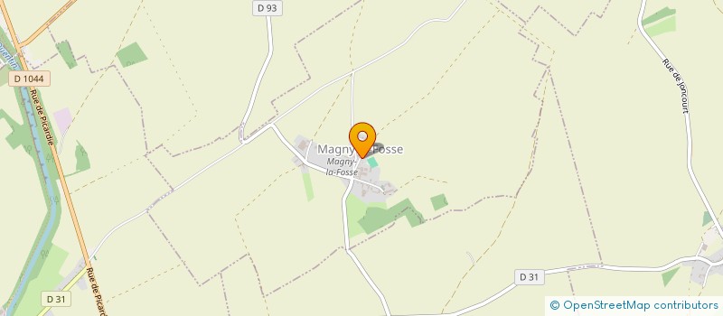 localisation de l'entreprise MADAME ANGIE TREUNET à MAGNY-LA-FOSSE