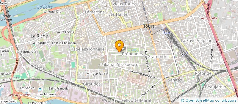 localisation de l'entreprise MADAME ANGIE VICARDO LAZO  TOURS