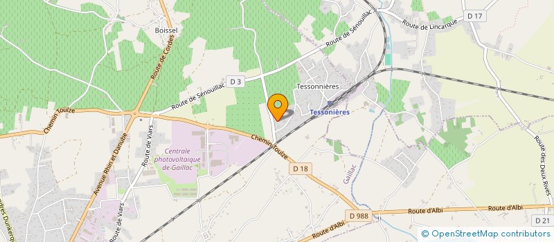 localisation de l'entreprise MADAME ANGIE VIDAL  GAILLAC