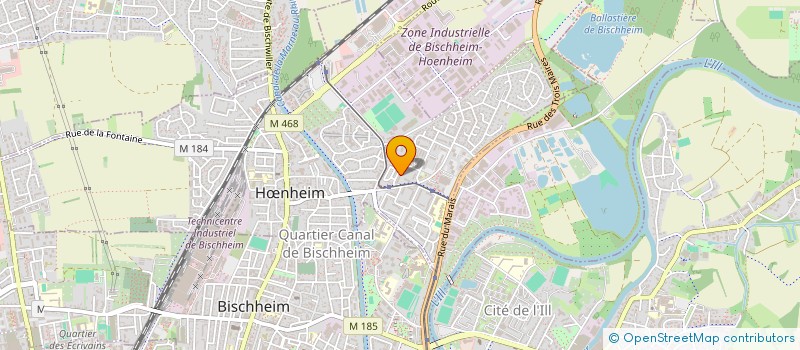 localisation de l'entreprise MADAME ANGLIQUE MOINE  HNHEIM