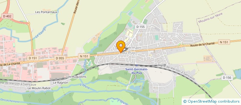 localisation de l'entreprise MADAME ANGLIQUE NOUVELLON  MOULINS-SUR-YEVRE