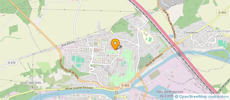 localisation de l'entreprise MADAME ANGOUHO BIYERMAN  SAINT-GERMAIN-LAVAL