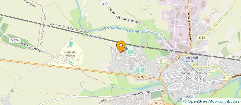 localisation de l'entreprise MADAME ANH VY SONET  VERNEUIL D'AVRE ET D'ITON