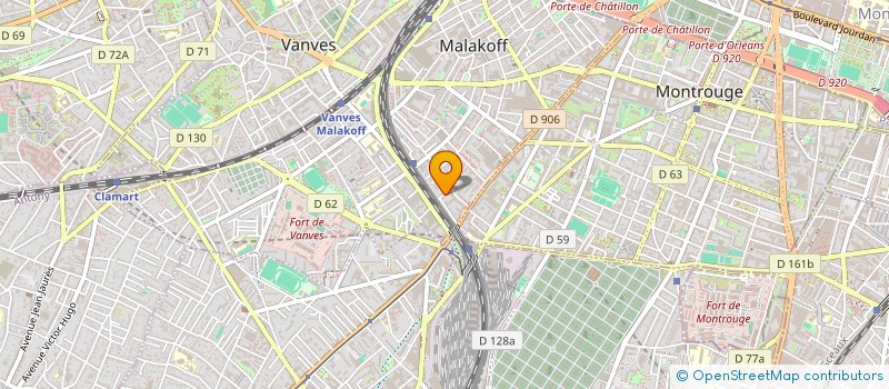 localisation de l'entreprise MADAME ANHELINA BORODINA à MALAKOFF