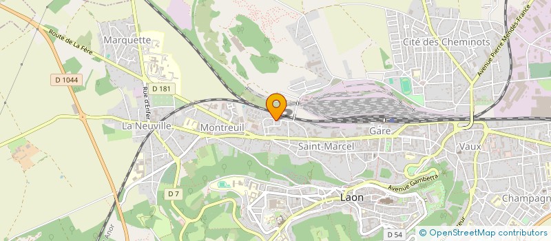 localisation de l'entreprise MADAME ANI STOEVA à LAON