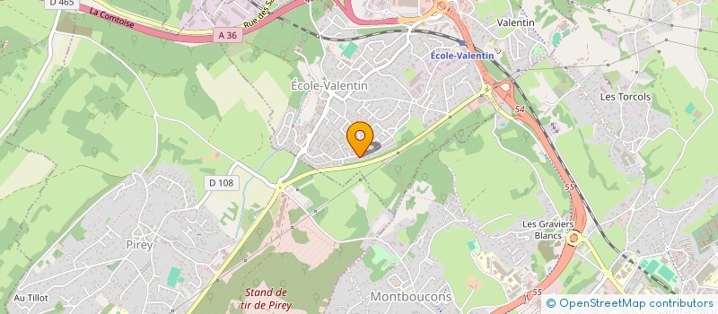 localisation de l'entreprise MADAME ANIA MERABET  ECOLE-VALENTIN