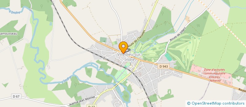 localisation de l'entreprise MADAME ANIA REBEYROTTE à VILLEDIEU-SUR-INDRE