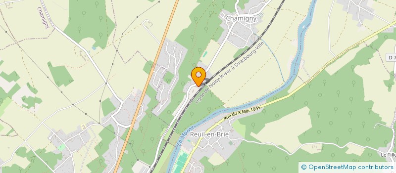 localisation de l'entreprise MADAME ANIA SELLAH  CHAMIGNY