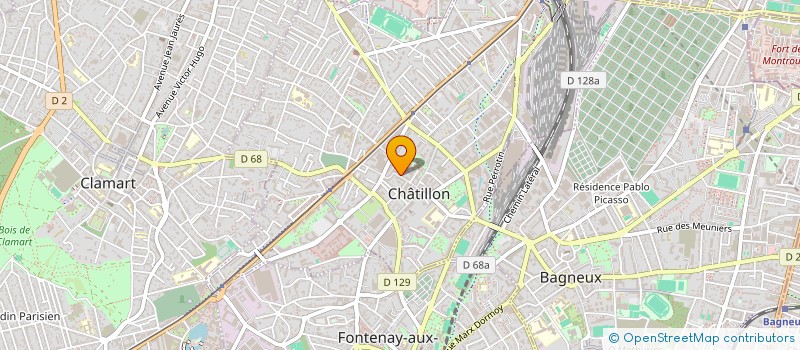 localisation de l'entreprise MADAME ANIA TOUABI  CHATILLON