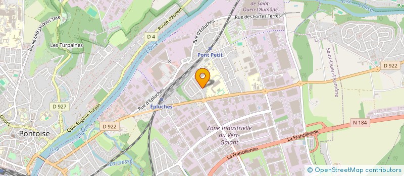 localisation de l'entreprise MADAME ANIALDA FURTADO DE OLIVEIRA  PONTOISE