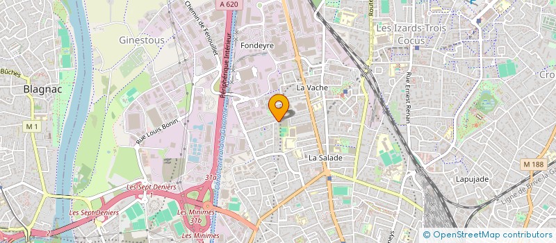 localisation de l'entreprise MADAME ANICEE RACHAT  TOULOUSE