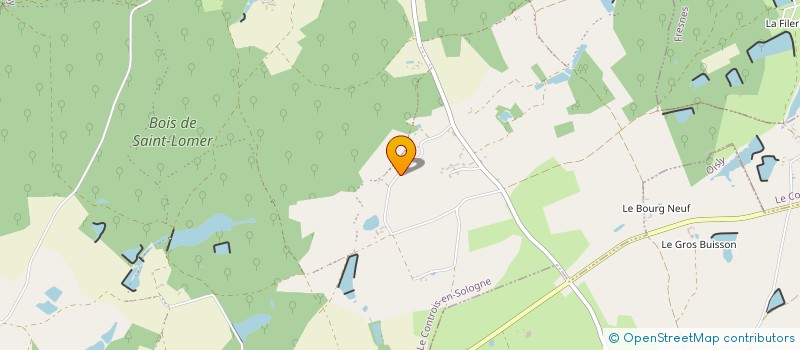 localisation de l'entreprise MADAME ANICETTE CHAUSSET  LE CONTROIS-EN-SOLOGNE