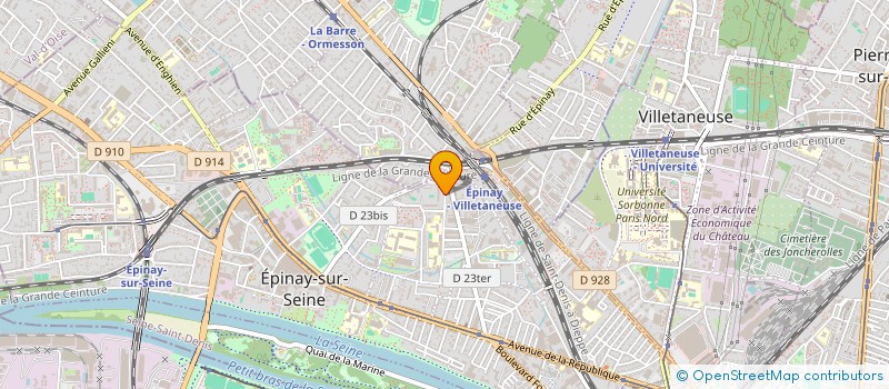 localisation de l'entreprise MADAME ANICETTE KITSOUA BVEGADZI  EPINAY-SUR-SEINE
