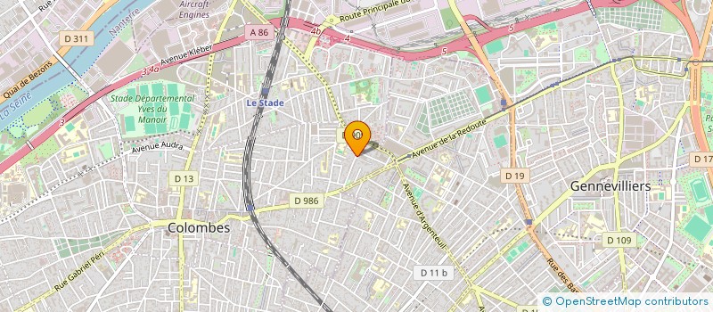 localisation de l'entreprise MADAME ANICETTE TOJOSOA  NOMENJANAHARY  COLOMBES