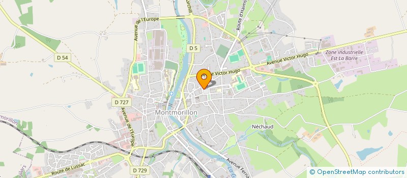 localisation de l'entreprise MADAME ANICK BONETAT à MONTMORILLON