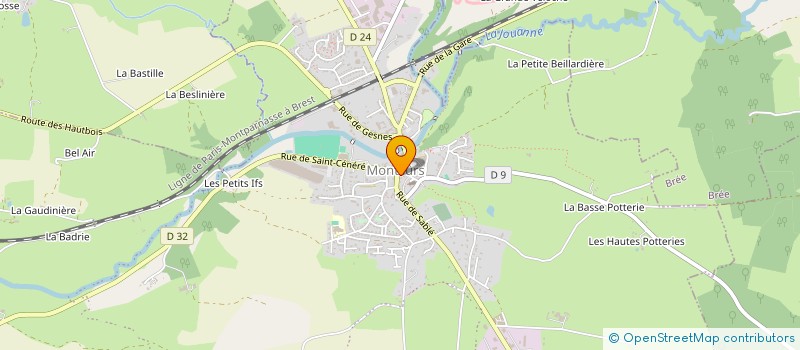 localisation de l'entreprise MADAME ANICK LEROUX à BREE