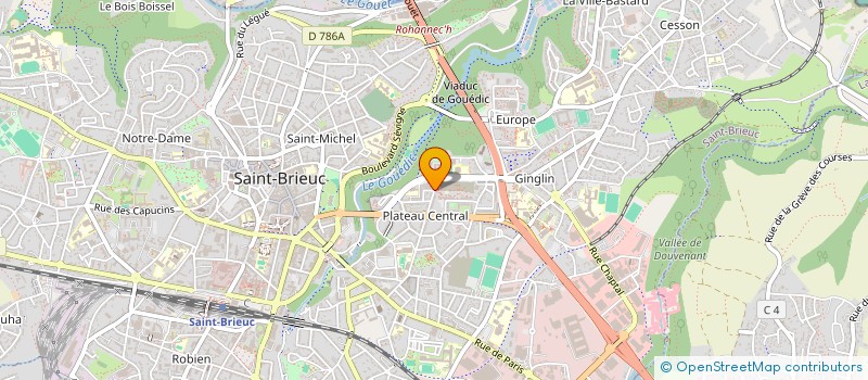 localisation de l'entreprise MADAME ANICK NEUILLY à SAINT-BRIEUC