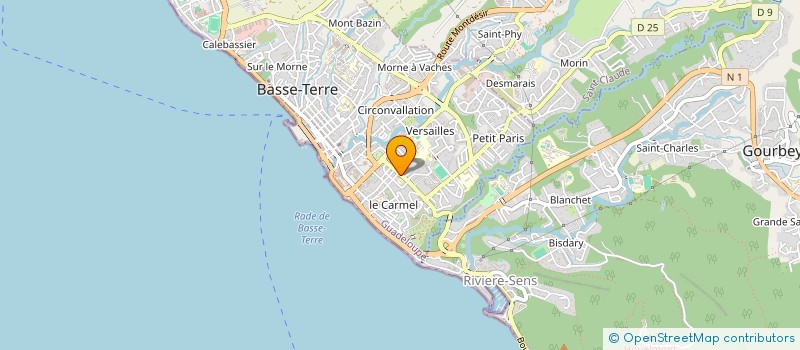 localisation de l'entreprise MADAME ANICK NOEL à BASSE-TERRE