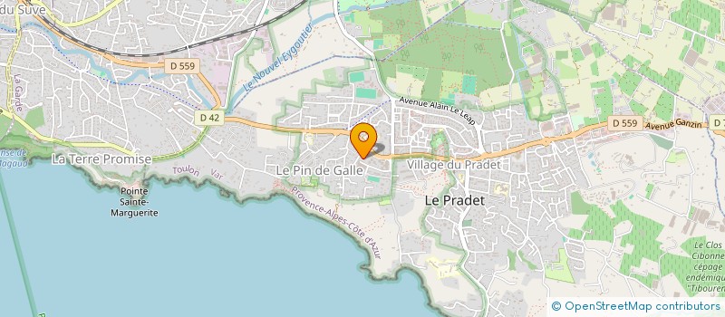 localisation de l'entreprise MADAME ANIDA FERNEZ à LE PRADET