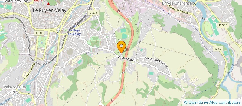 localisation de l'entreprise MADAME ANIDA JAKUPOVIC  LE PUY-EN-VELAY