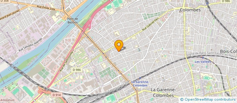 localisation de l'entreprise MADAME ANIDE APOLLON à COLOMBES