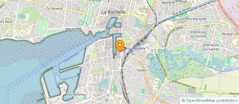 localisation de l'entreprise MADAME ANIE BABIN  LA ROCHELLE