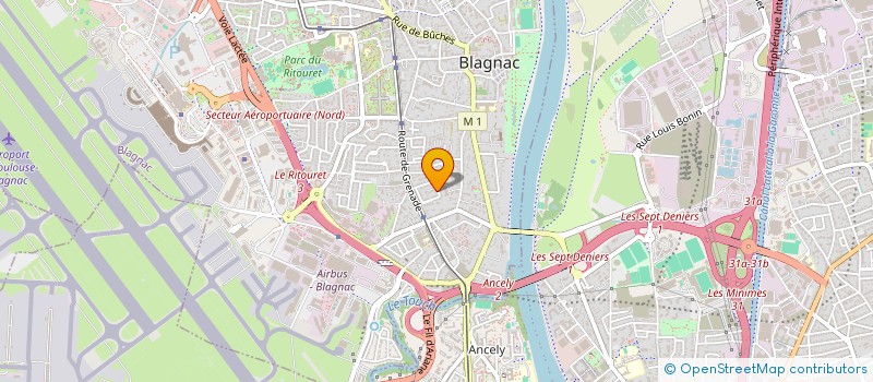 localisation de l'entreprise MADAME ANIELA MIKUCKA  BLAGNAC