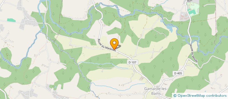 localisation de l'entreprise MADAME ANIK ALEXANDRE à GAMARDE-LES-BAINS
