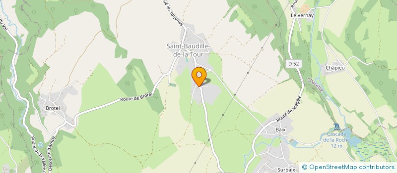 localisation de l'entreprise MADAME ANIK BONNASSIEUX  SAINT-BAUDILLE-DE-LA-TOUR