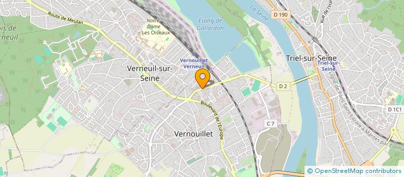 localisation de l'entreprise MADAME ANIK BOUDJEKA à VERNOUILLET