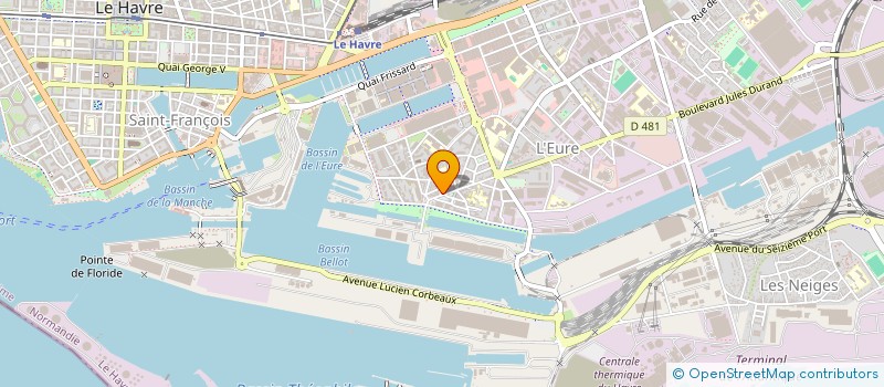 localisation de l'entreprise MADAME ANIK HOFFMANN à LE HAVRE