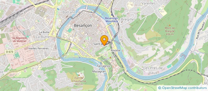 localisation de l'entreprise MADAME ANIK LEHMANN  BESANCON