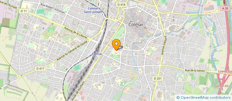 localisation de l'entreprise MADAME ANIK OUELLETTE  COLMAR