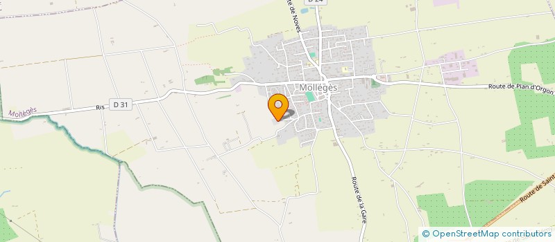 localisation de l'entreprise MADAME ANIKA ADAM  MOLLEGES