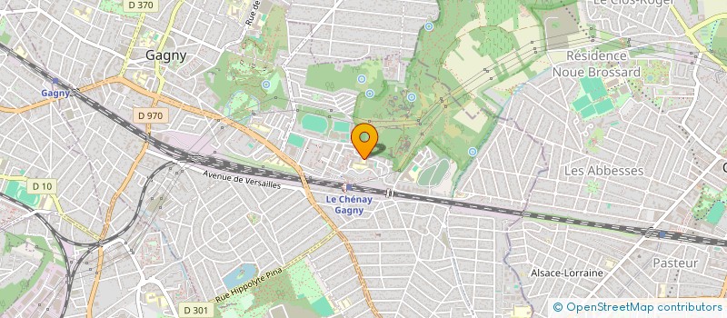 localisation de l'entreprise MADAME ANIKOU TIEBRO  GAGNY