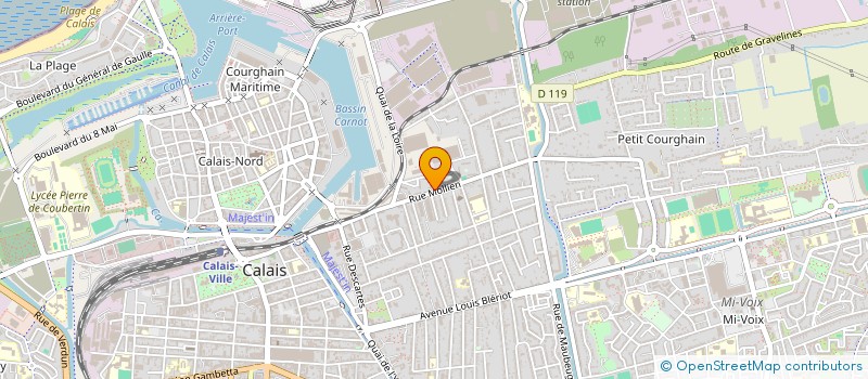 localisation de l'entreprise MADAME ANILA GJEGJI à CALAIS