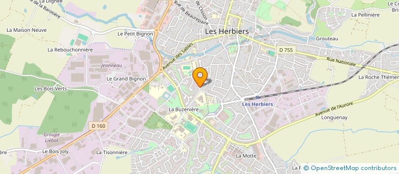 localisation de l'entreprise MADAME ANILDA SILORET  LES HERBIERS