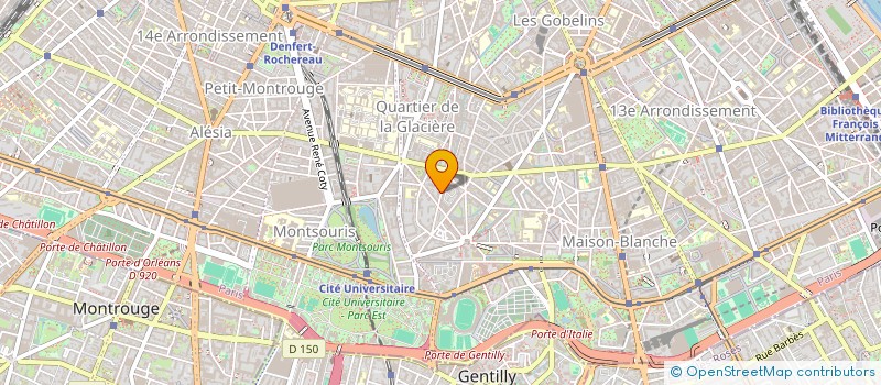 localisation de l'entreprise MADAME ANIOUCHKA MARZANI  PARIS