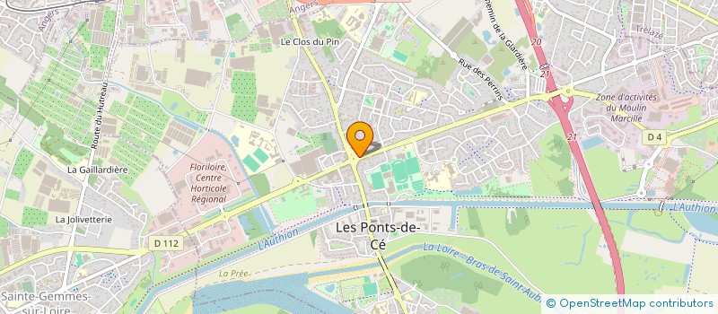 localisation de l'entreprise MADAME ANISOARA SAMSON à LES PONTS-DE-CE