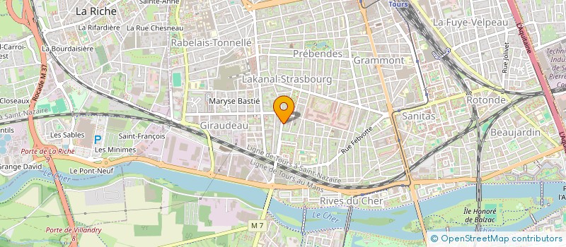 localisation de l'entreprise MADAME ANISSA ABDELLAOUI  TOURS