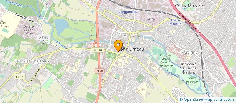 localisation de l'entreprise MADAME ANISSA ABDELMOUMEN à LONGJUMEAU