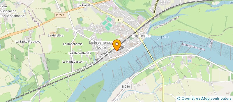 localisation de l'entreprise MADAME ANISSA ALLAM à INGRANDES-LE-FRESNE-SUR-LOIRE