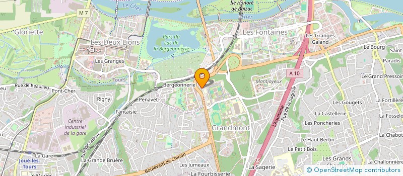 localisation de l'entreprise MADAME ANISSA ALLEZY  TOURS