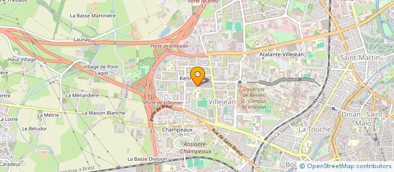 localisation de l'entreprise MADAME ANISSA ARROUB  RENNES