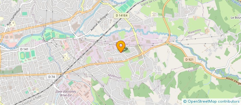 localisation de l'entreprise MADAME ANISSA AYA  MALEMORT