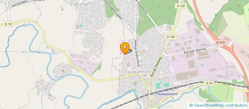 localisation de l'entreprise MADAME ANISSA AYACHE  FAULQUEMONT